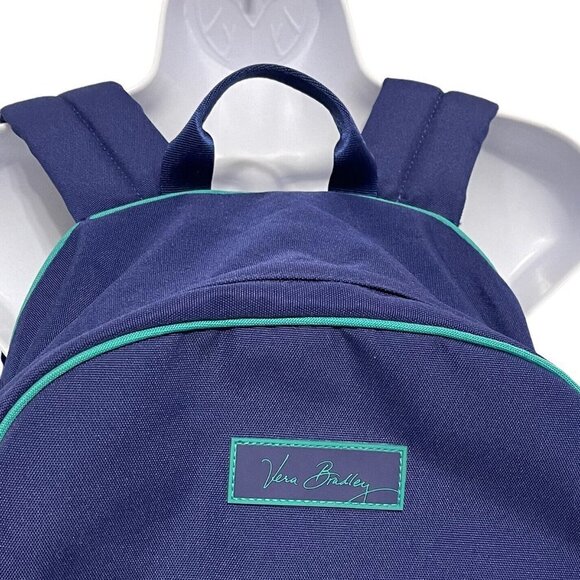 VERA BRADLEY Katalina Showers Backpack In Blue/Green - Picture 10 of 11